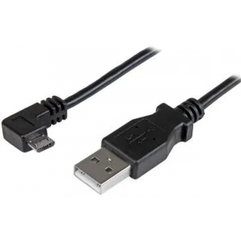 StarTech 0,5 meter Micro USB oplaad en sync kabel - Haaks rechts – afbeelding 1