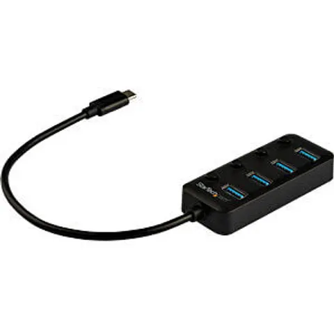 USB Hub Startech HB30C4AIB Black – afbeelding 1
