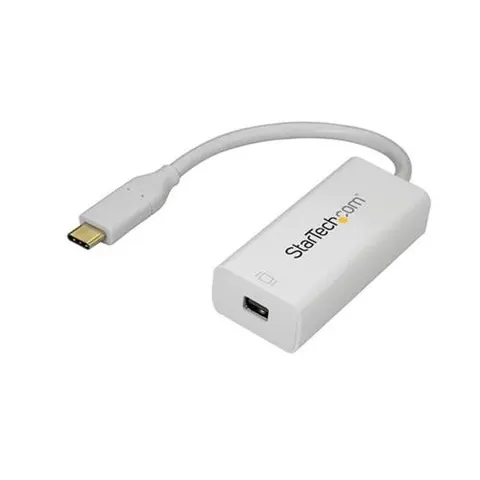 USB C to Mini DisplayPort Adapter Startech CDP2MDP White 4K Ultra HD – afbeelding 1