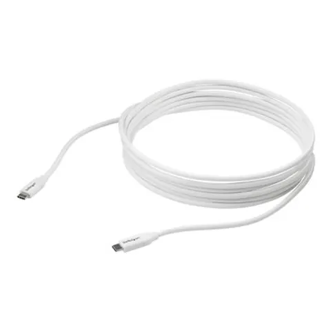 STARTECH 4m USB-C Kabel mit 5A PD – Weiß – Bild 1