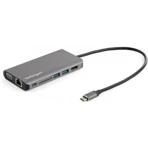 StarTech USB-C multiport adapter HDMI/VGA - 30 cm hostkabel – afbeelding 1
