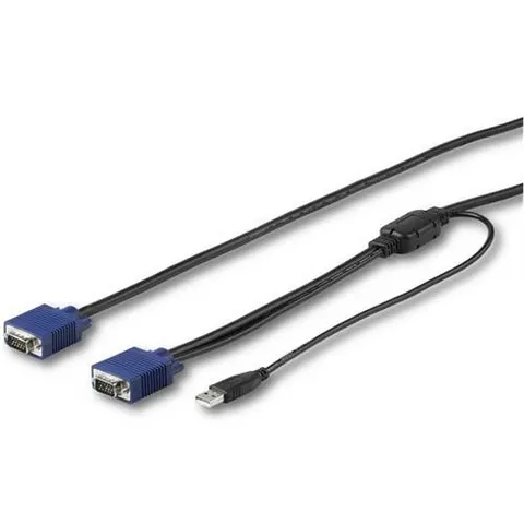StarTech.com 10 ft. (3 m) USB KVM Cable for StarTech.com Rackmount Consoles - VGA and USB KVM Console Cable (RKCONSUV10) – Bild 1