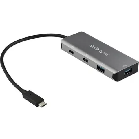 STARTECH 4-Port USB-C Hub 10 Gbit/s – Schwarz, Space-grau – Bild 1