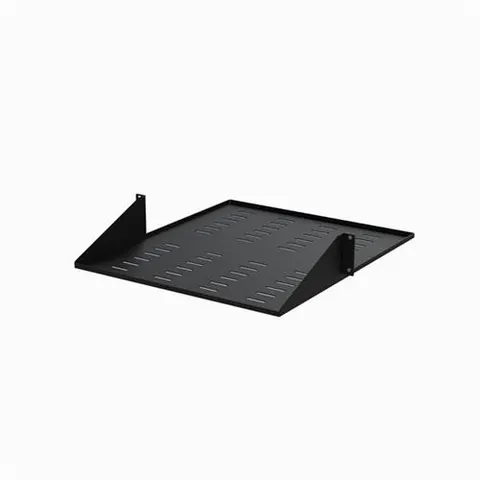 StarTech.com 2U Vented 19" 2-Post Network Rack Cabinet Shelf, 20in Deep Center Mount Cantilever Tray Rackmount Shelf for AV/Data Equipment Enclosure with Cage N – Bild 1