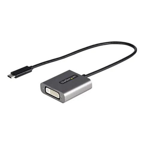 STARTECH USB-C auf DVI Adapter – Schwarz – Bild 1