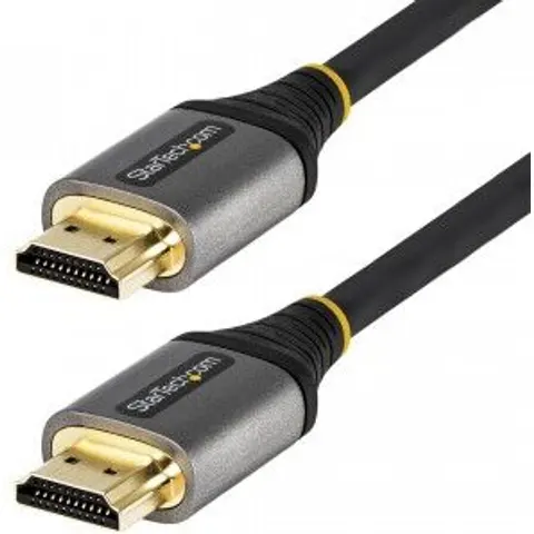 STARTECH 1m HDMI 2.1 Cable – Grau, Schwarz – Bild 1