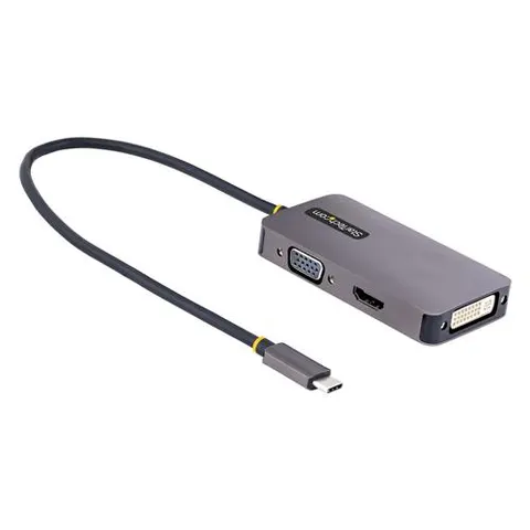 Cable Micro USB Startech 118-USBC-HDMI-VGADVI – afbeelding 1