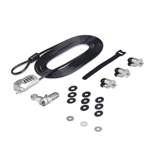 StarTech.com Laptop/Desktop & Peripheral Lock Kit, 9.8ft (3m) – Bild 1