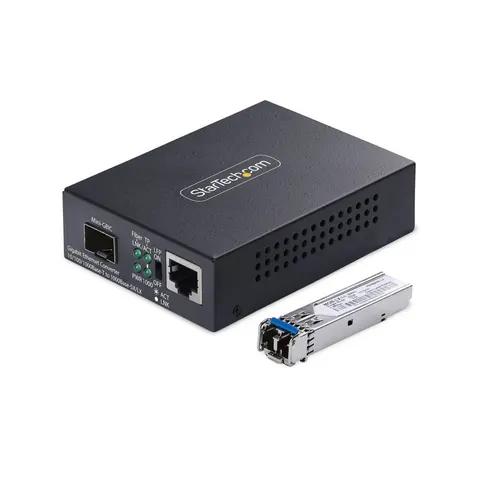 SFP Singlemode Vezelmodule Startech MCM1110SMLC20 2000 Mbit/s – afbeelding 1