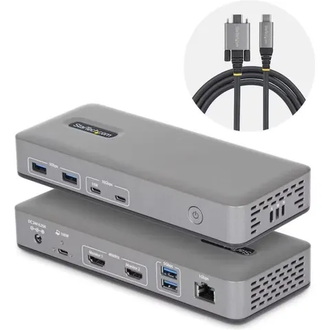 STARTECH USB-C Dock 2x HDMI 100W PD – Bild 1