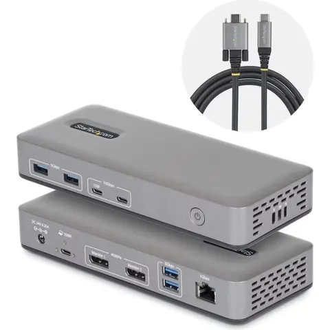STARTECH USB-C Dock 2x DP 100W PD – Bild 1