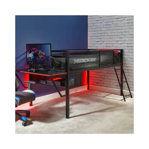 X Rocker Sanctum Mid Sleeper and Desk – image 1