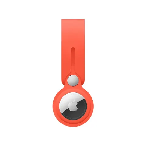 Silicone Loop für das Apple AirTag - Electric Orange – Bild 1