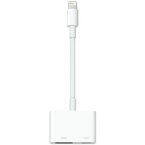 Apple MW2P3ZM/A video kabel adapter Lightning HDMI + USB Type-C Wit – afbeelding 1