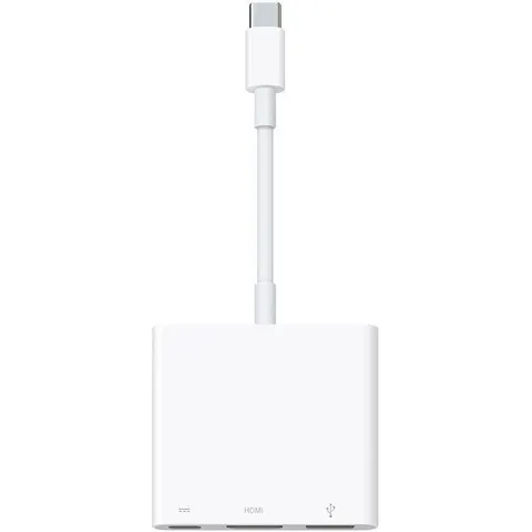 Apple USB-C Digital AV Multiport Adapter (3 in 1) – Weiß – Bild 1