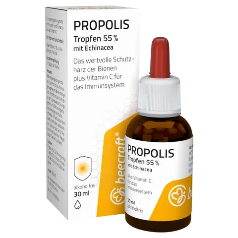 Beecraft Propolis Tropfen 55% Plus Echinacea – Bild 1