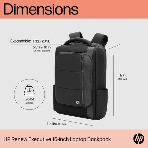 HP Renew Executive 16-inch Laptop Backpack – image 1