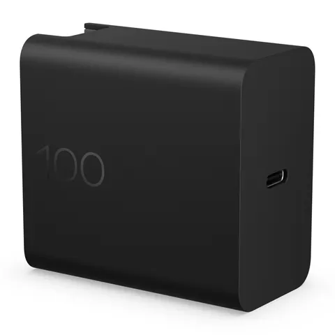 HP 100 W GaN Wandladegerät – Schwarz – Bild 1