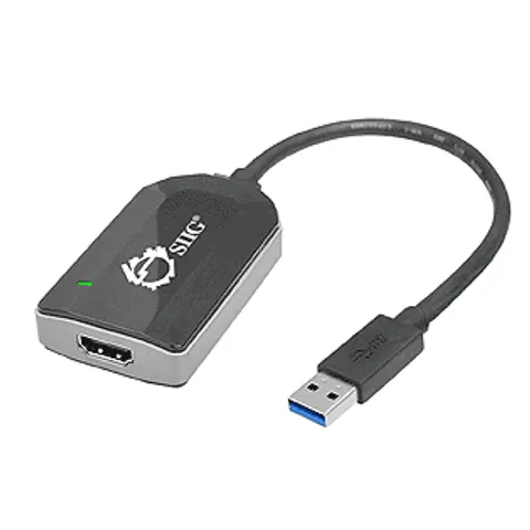 Siig JU-H20111-S1 USB graphics adapter Black – image 1