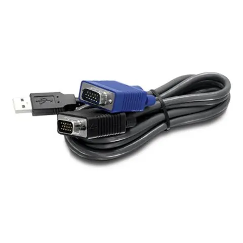 TRENDnet KVM Kabel USB /VGA 1.8m – Bild 1