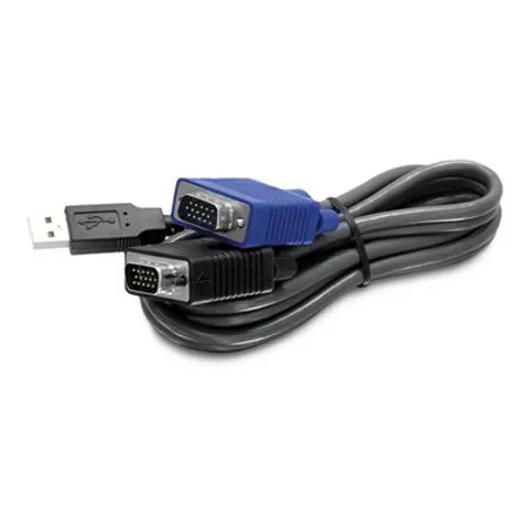 TRENDnet KVM Kabel USB /VGA 3m – Bild 1