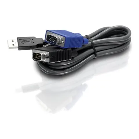 TRENDnet KVM Kabel USB /VGA 4.5m – Bild 1