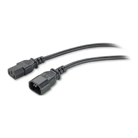 APC Stromkabel IEC C13/C14 2,5 m – Schwarz – Bild 1