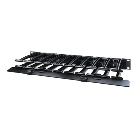 1U Horizontal Cable Manager 6i deep Single-Sided – afbeelding 1