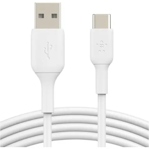 Belkin CAB001BT2MWH USB cable 2 m USB A USB C White – image 1