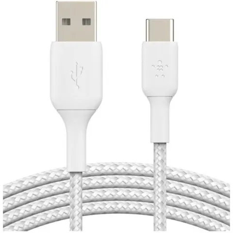 Belkin CAB002BT3MWH USB cable 3 m USB A USB C White – image 1
