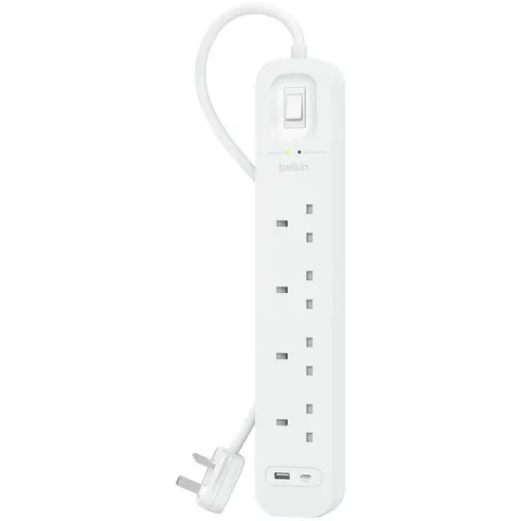 Belkin Connect White 4 AC outlet(s) 2 m – image 1