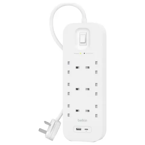 Belkin Connect White 6 AC outlet(s) 2 m – image 1