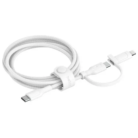 BoostCharge Pro 2-in-1-Kabel mit USB-C-Stecker und Lightning Connector – Bild 1