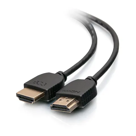 C2G 3ft (0.9m) Plus Series Slim Flexible High Speed HDMI® Cable with E – image 1