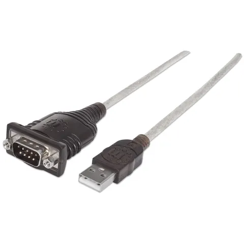 MANHATTAN USB Adapter A -> seriell (RS-232) St Modul 0,45m – 151856 – Bild 1