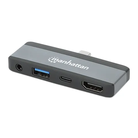 MANHATTAN USB-C PD auf HDMI 4-in-1 Mobile Dockingstation – Bild 1