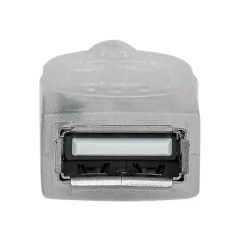 MH USB Kabel A-St./A-Buchse 1,8m silber – Bild 1