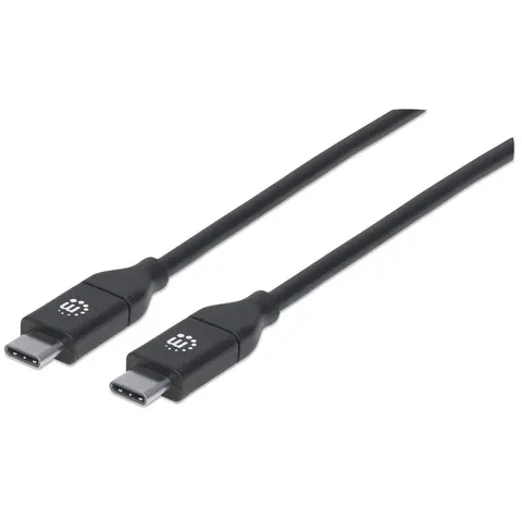 MANHATTAN USB 2.0 Kabel 480Mbit/s C-Stecker auf C-Stecker 2m – Bild 1