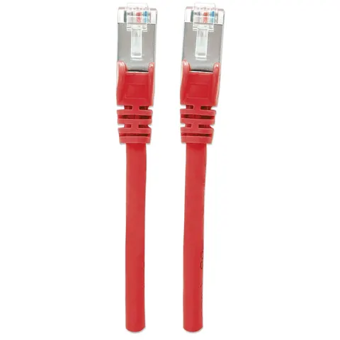 INTELLINET Patchkabel RJ45 S/FTP Cat6 Kupfer LSZH 20m rot – Bild 1