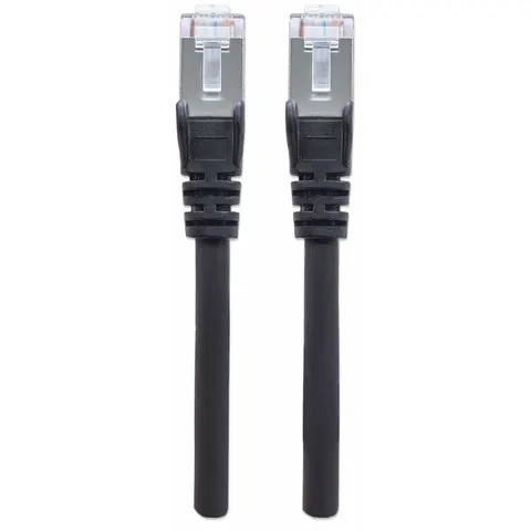INTELLINET Patchkabel Cat6a-Stecker/Cat7-Rohkabel 10m sw – Bild 1