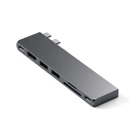 Satechi USB-C Pro Hub Slim Adapter (7 in 2), Space Grau – Bild 1