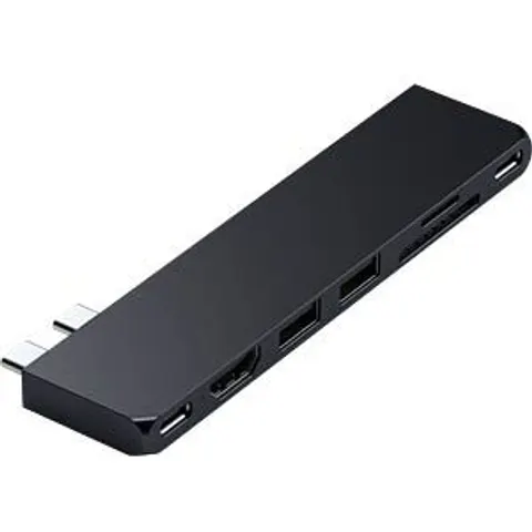 Satechi USB-C Pro Hub Slim Adapter Midnight Black – Schwarz – Bild 1