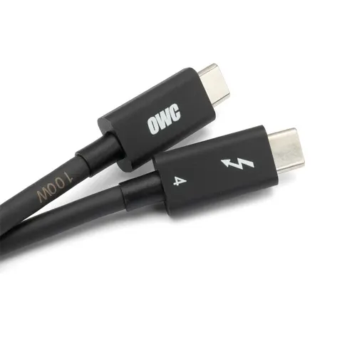 OWC Thunderbolt 3/4 Kabel – Schwarz – Bild 1