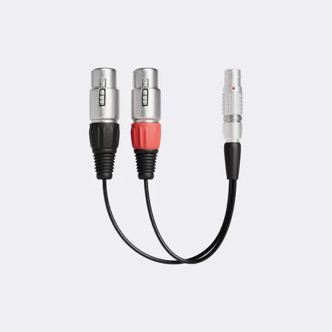 Atomos ATOMCAB017 audio cable 2 x XLR Black Red Silver – image 1