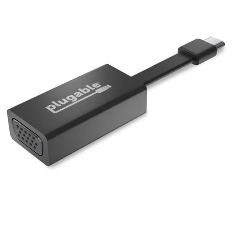 Plugable Technologies USB C to VGA Adapter. Thunderbolt 3 to VGA Adapt – image 1