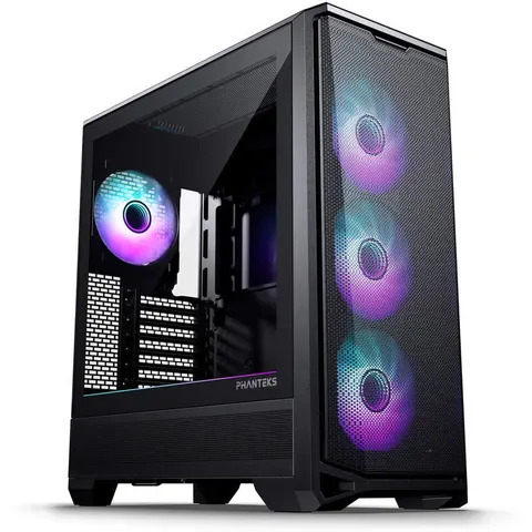 Phanteks PH-EC400GA_DBK01 computerbehuizing Midi Tower Zwart – afbeelding 1