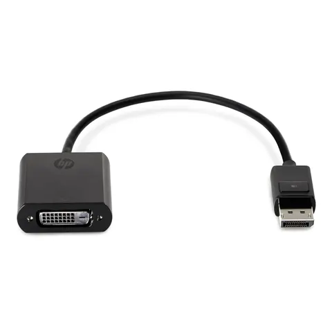 HP DisplayPort zu DVI Adapter – Schwarz – Bild 1
