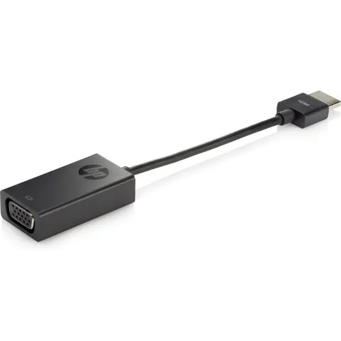 HP HDMI zu VGA Adapter – Schwarz – Bild 1