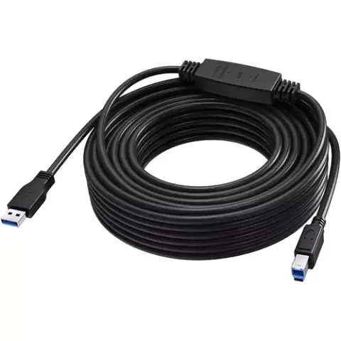 TECH DATA Vision - USB-Kabel - USB Typ A (M) zu USB Type B (M) – TC15MUSB30BL – Bild 1