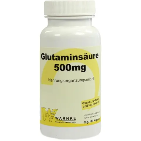 Glutaminsäure 500 mg Kapseln – Bild 1